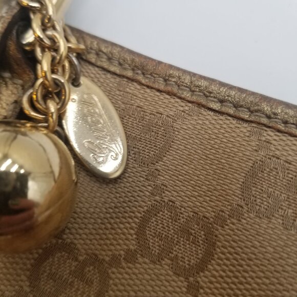 Gucci GG Jolicoeur Crossbody Brown Beige Canvas Fabric Bag - Picture 4 of 16